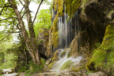 Germany, Bavaria, Saulgrub, Schleier falls waterfall - FCF000971