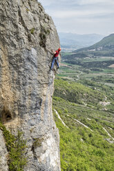 France, Orpierre, climber - ALRF000521