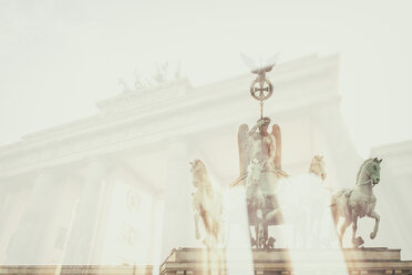 Germany, Berlin, Brandenburger Tor, double exposure - CMF000489