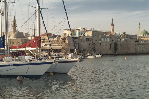 Israel, Acre, harbor and old town - HWOF000131