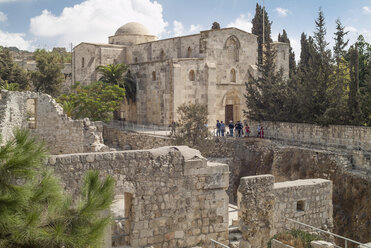 Israel, Jerusalem, Kirche St. Anna und Teich von Bethesda - HWOF000141