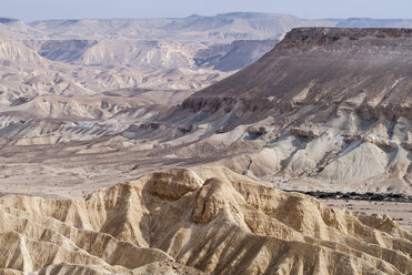 Israel, Zin-Wüste, Teil des Negev, Oberlauf des Nahal Zin - HWOF000152