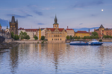 Czechia, Prague, Bedrich Smetana Museum in former waterworks, old town with water tower - WGF000879