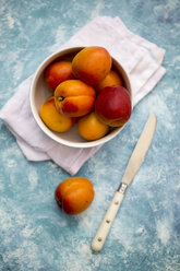Bowl of apricots and nectarines - SARF002776