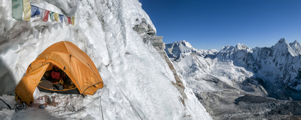 Nepal, Himalaya, Solo Khumbu, Lager 3, Ama Dablam Südwest Grat - ALRF000596