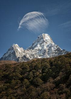 Nepal, Himalaya, Solo Khumbu, Ama Dablam, Ama Dablam Südwest Grat - ALRF000617