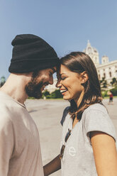 Young couple taking city break in Vienna, Austria - AIF000337