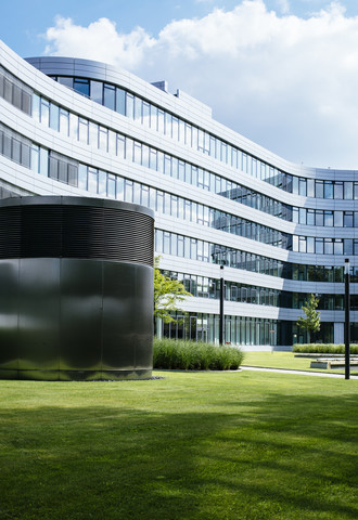 Germany, Colohne, new built headquarter of RheinEnergie stock photo