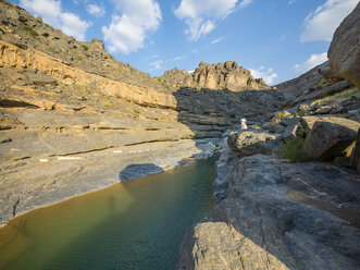 Oman, Region Al Dhahirah, Al Hajar-Gebirge, Wadi Damm - AMF004945