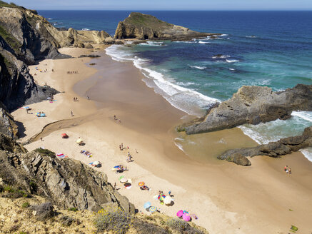 Portugal, Alentejo, Zambujeira do Mar, Praia dos Alteirinhos - LAF001690