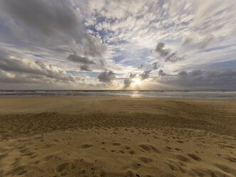 France, Contis Plage, Clouds in the evening - LAF001702