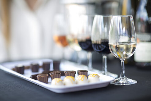 Wine degustation with chocolates - ZEF008910