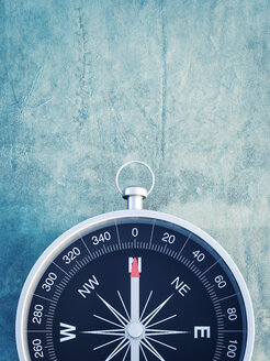 Compass on blue background - AHUF000195