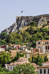 Greece, Athens, Acropolis, seen from Monasteraki Square - THAF001625