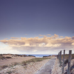 Frankreich, Contis-Plage, Promenade durch die Dünen - DWIF000759