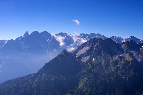 Deutschland, Bayern, Alpen, Hauptkamm der Allgäuer Alpen - WGF000906