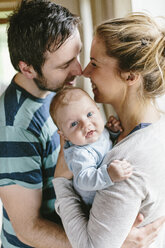 Mother and father with baby boy - HAPF000648