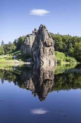 Deutschland, Horn-Bad Meinberg, Teutoburger Wald, Externsteine, Sandsteinfelsformation - WIF003344