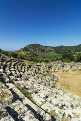 Turkey, Dalyan, amphitheatre of the ancient city Kaunos - THAF001641