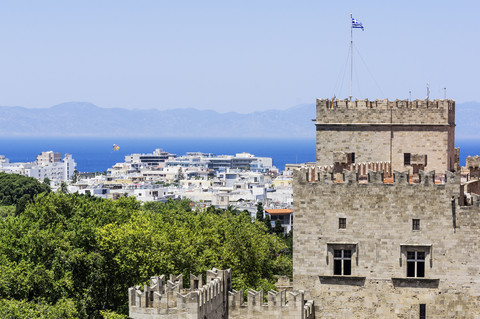 Griechenland, Rhodos, Palast des Großmeisters, lizenzfreies Stockfoto