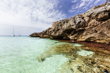 Spain, Balearic Islands, Menorca, Talaier beach - MGOF002113