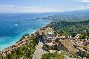 Sizilien, Taormina, Wallfahrtskirche Madonna della Rocca - RJF000612