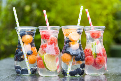 Carafes of miscellaneous fruit infused water - SARF002833