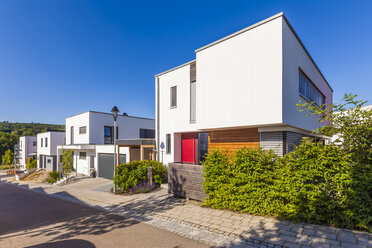 Germany, Esslingen-Zell, development area with passive houses - WDF003696