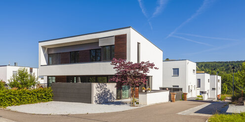 Germany, Esslingen-Zell, development area with passive houses - WDF003699