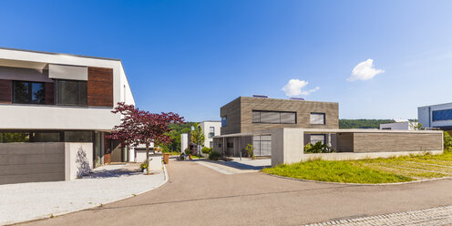 Germany, Esslingen-Zell, development area with passive houses - WDF003700