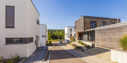 Germany, Esslingen-Zell, development area with passive houses - WDF003701