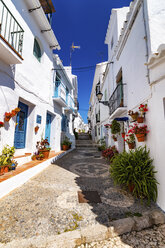 Spanien, Andalusien, Frigiliana, Gasse - SMAF000514