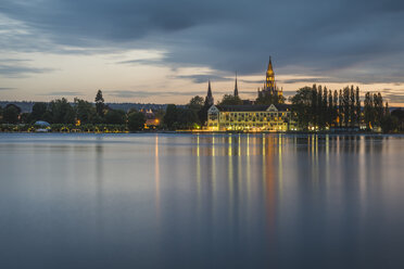 Deutschland, Konstanz, Abendsilhouette - KEBF000407