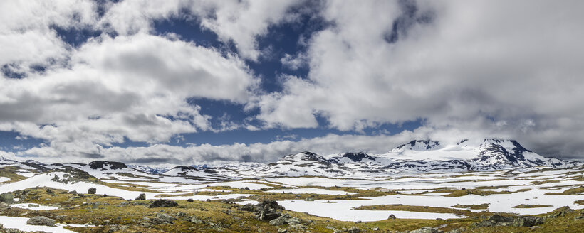 Südnorwegen, Jotunheimen-Nationalpark, Panoramablick auf Sognefjell - STSF001062