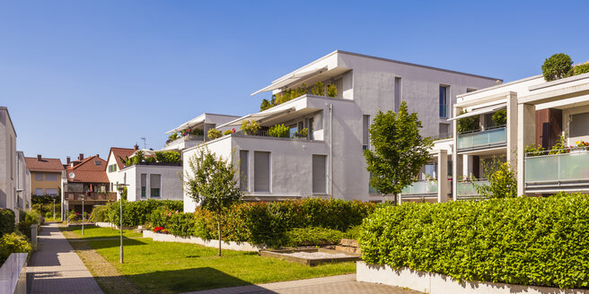 Germany, Fellbach, passive house development area - WDF003708