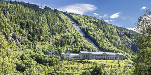 Norway, Southern Norway, Telemark, Rjukan, hydro power station Vemork - STSF001070