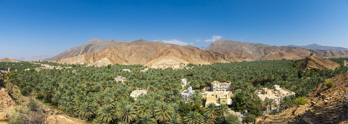 Oman, Ad-Dhakiliya, Al Hajar al Gharbi-Gebirge, Bergdorf Birkat al Mawz - AMF004965