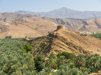 Oman, Ad-Dhakiliya, Al Hajar al Gharbi-Gebirge, Bergdorf Birkat al Mawz - AMF004966