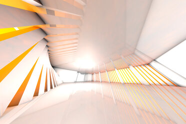 3D rendered illustration, architecture visualization of a futuristic hall - SPCF000091