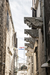 Croatia, Korcula, facades in the old town - CHPF000265