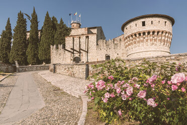 Italien, Brescia, Blick auf die Burg - CST001110