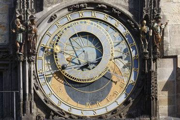 Prag, Rathausturm, astronomische Uhr - GF000717