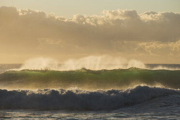 Australien, New South Wales, Tasmanisches Meer bei Sonnenaufgang, Wellen - GOAF000006