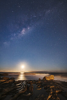 Australia, New South Wales, Clovelly, Shark Point at sunset - GOAF000031