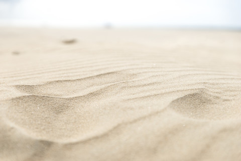 Feiner Sand am Strand, lizenzfreies Stockfoto