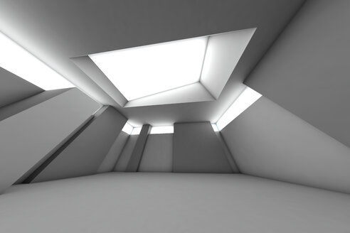 Futuristischer leerer Raum, 3D Rendering - SPCF000109