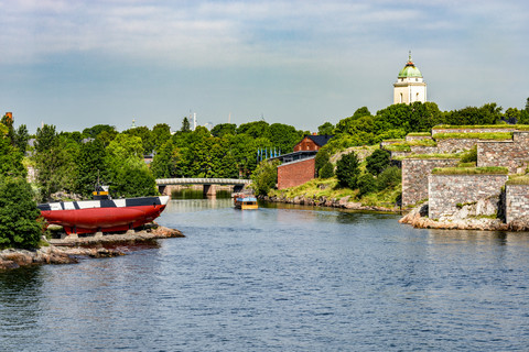 Finnland, Helsinki, Suomenlinna, Schlossinsel, U-Boot, lizenzfreies Stockfoto