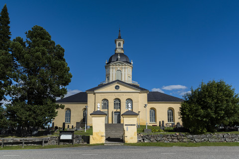 Finnland, Lappland, Alatornio, Kirche, lizenzfreies Stockfoto