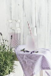 Homemade lavender lemonade with lemon - IPF000331