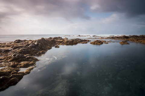 Spain, Tenerife, rocky coast stock photo